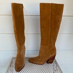 Sam Edelman Brand - Annabel Women’s Zipper Almond Toe Knee-High Boots